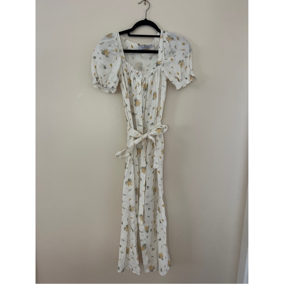 The Sleeper Brigitte Linen Maxi Dress in Mimosa. XS. EUC - Picture 9 of 11